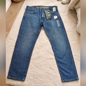 Lee Men's Light Blue Slim Jeans Tapered Legs 38x30